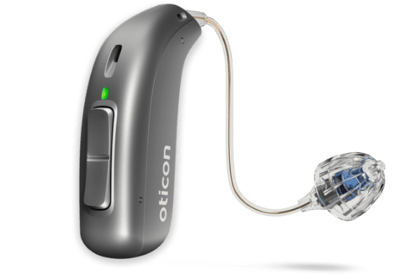 A hearing aid by Oticon at Physicians Hearing Care Tennessee