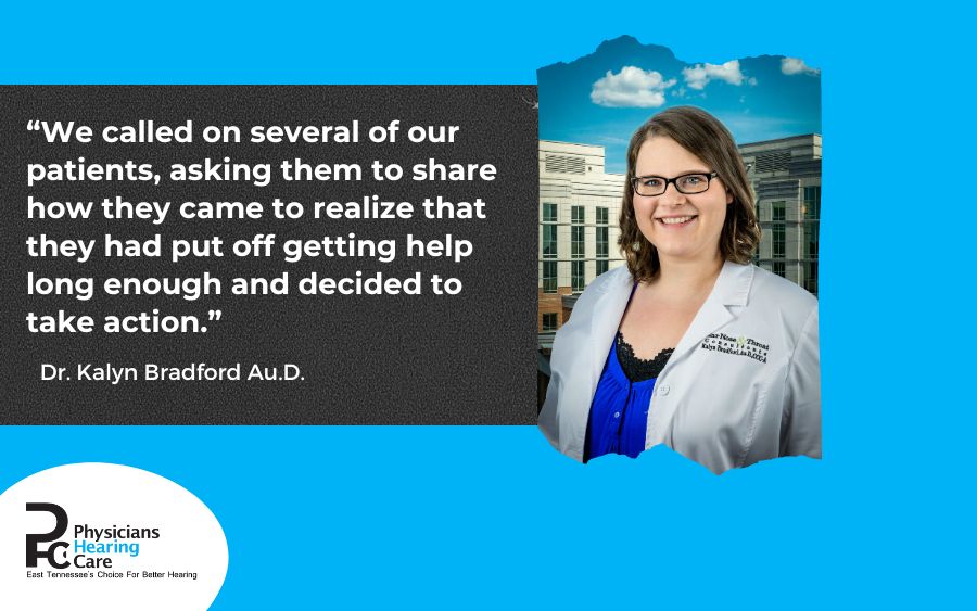 We called on several of our patients, asking them to share how they came to realize that they had put off getting help long enough and decided to take action.
